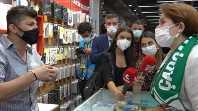 Samsunlu vatandaştan Akşener'e zor soru?