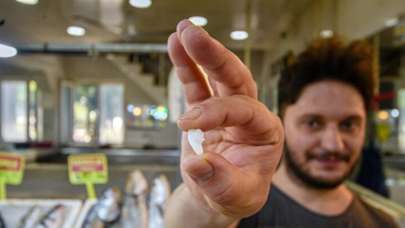 Balığın kafasından çıkıyor, kilosu 600 lira!