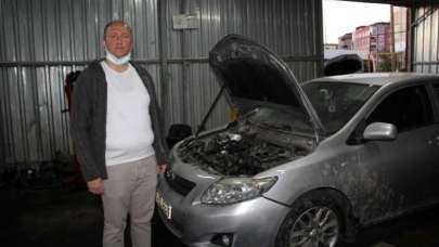 Aracını temizletmek istedi, hayatının pişmanlığını yaşadı!