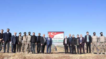 ADYÜ, Milli Ağaçlandırma Günü’nde Şehit Fatih Doğan adına hatıra ormanı oluşturdu