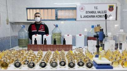 Sahte parfüm üreticilerine suçüstü