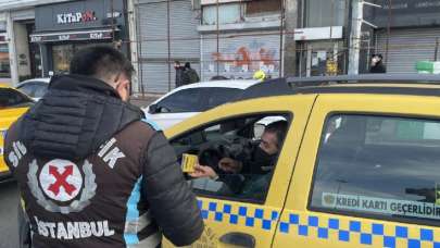 İstanbul'da taksiler denetlendi