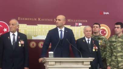 Türkiye ve Azerbaycan gazilerinden TBMM'ye ziyaret