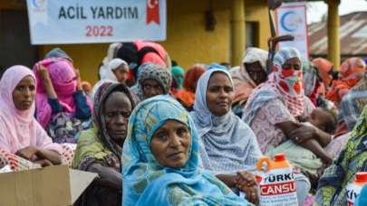 Cansuyu Etiyopya'daki savaş mağdurlarına ulaştı