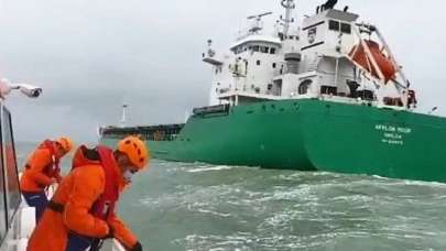 Tahliye talebinde bulunulan gemiye operasyon