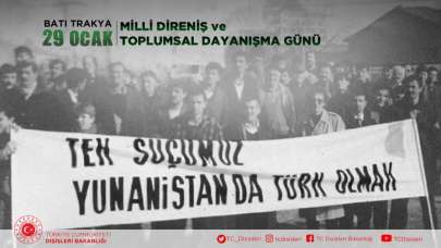 Batı Trakya Türkleri'nin 29 Ocak Milli Direniş Günü