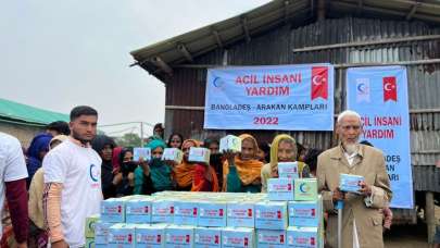 Cansuyu Arakan Kamplarındaki yangınzedelere yardım elini uzattı