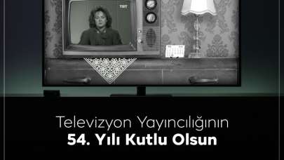 TRT Televizyon Yayıncılığında 54. Yılını kutluyor