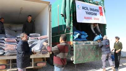 Cansuyu, Suriye'de büyük çaplı yardım organizasyonu düzenledi