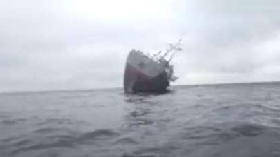 Odessa'da mayına çarpan gemi battı!