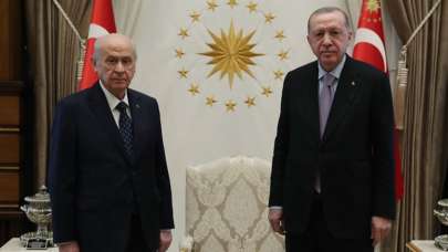 Cumhurbaşkanı Erdoğan ve MHP Lideri Devlet Bahçeli bir araya geldi