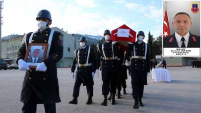Şehit uzman çavuş, törenle memleketine uğurlandı