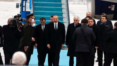 Azerbaycan Cumhurbaşkanı Aliyev Türkiye'de
