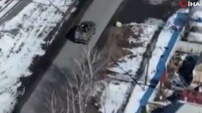 Ukrayna'dan Rusya'ya ait araca saldırı