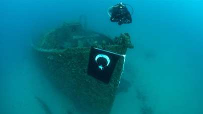 Çanakkale batıklarına dalanlar savaşın izlerini yakından görüyor