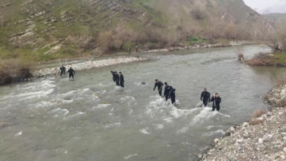 Hacıbey Çayı'na düşen asteğmenin naaşına ulaşıldı