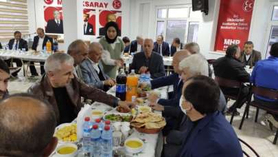MHP Aksaray teşkilatı iftarda buluştu