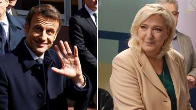 Fransa seçimlerinde Macron ve Le Pen ikinci tura kaldı