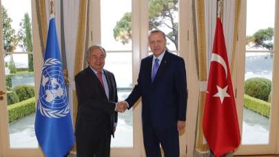 Cumhurbaşkanı Erdoğan, Guterres'le telefonda görüştü