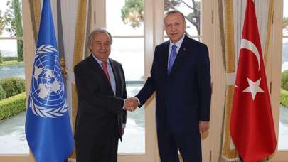 Cumhurbaşkanı Erdoğan, BM Genel Sekreteri Guterres ile görüştü