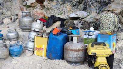 Tunceli'de 6 terör sığınağı imha edildi