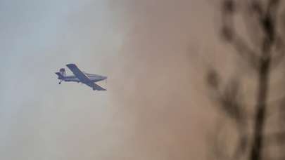 Marmaris'te orman yangını: Havadan müdahale yeniden başladı