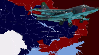 Sınırda Rusya'ya ait Su-25 savaş uçağı düştü
