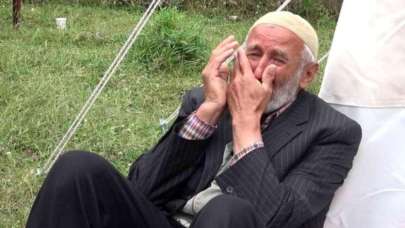 Umutlu haberi bekleyen dedenin yıkıldığı an