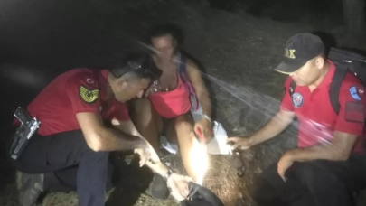 Mahsur kalan Rus turisti JAK timi kurtardı