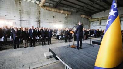 Bosna Hersek'te Srebrenitsa soykırımının 27'nci yılı dolayısıyla anma programı yapıldı