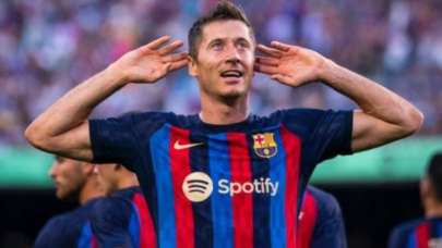 Lewandowski Barcelona'yı uçuruyor