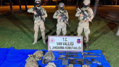 PKK'nın inleri yerle bir edildi: Çok sayıda mühimmat ele geçirildi