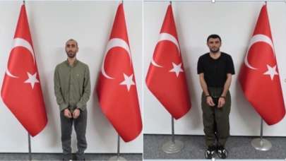MİT operasyonuyla yakalanan 2 terörist, Türkiye'ye getirildi