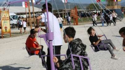 Dünya Göçebe Oyunları'nın en çok eğleneni çocuklar oluyor