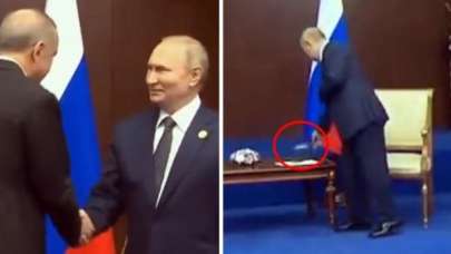 Erdoğan Putin'i bir kez daha bekletti! Rus lider hırsını elindeki not defterinden çıkardı