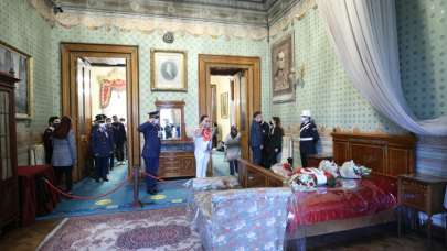 Dolmabahçe Sarayı'ndaki 71 numaralı odada çalışmalar bitti