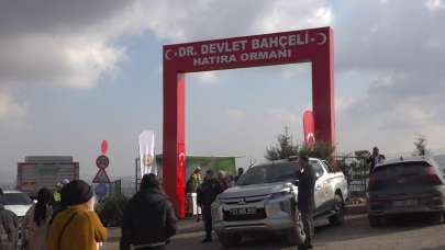 Elazığ’da Devlet Bahçeli Hatıra Ormanında fidanlar toprakla buluştu
