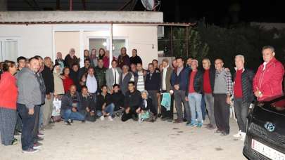 Silifke’de MHP’liler komşu ziyaretinde