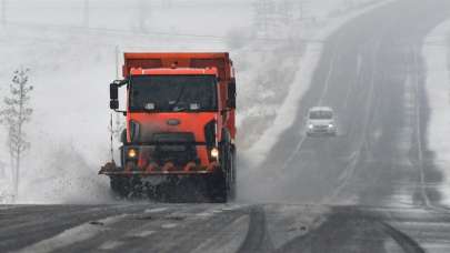 Ardahan ve Kars'ta kar yağışı etkili oluyor