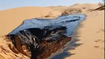 Su ararken petrol buldular! Şaşkına çeviren görüntüler