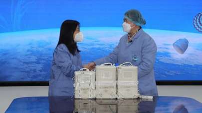 Söz sırası şimdi bilim adamlarında! Uzaydan dönerken yanlarında bakın ne getirdiler