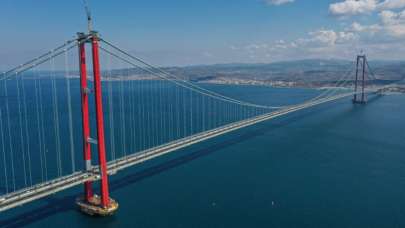 1915 Çanakkale Köprüsü dünyanın en yüksek kulelerine sahip asma köprüsü olarak tarihe geçti