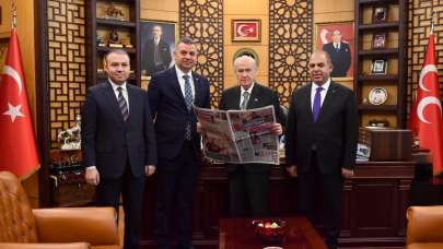 TÜRKGÜN'den MHP Liderine ziyaret