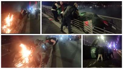 Fatih Sultan Mehmet Köprüsü'nde zincirleme kaza