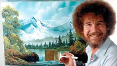 Milyonlarca mutlu ağacın ilham perisi Bob Ross'un resimlerindeki sır görenleri şaşırttı