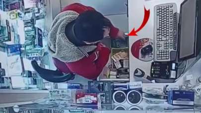 Çalıştığı yerden 1 yıl içinde 150 bin TL çaldı! Görüntüleri izleyen iş yeri sahibi telefona sarıldı
