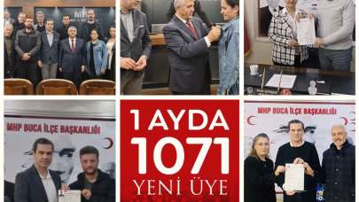 MHP İzmir'e 1071 yeni üye!