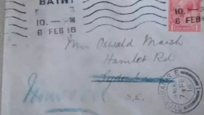 100 yıl önce gönderilen mektup adrese yeni ulaştı! Ev sahibi şaşkın