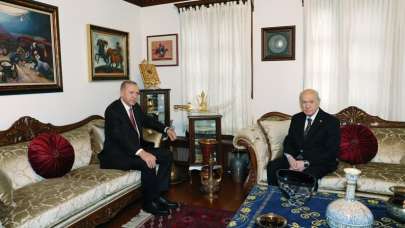 Cumhurbaşkanı Erdoğan MHP Lideri Bahçeli'yi ziyaret etti