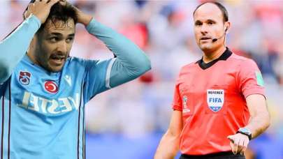 Mateu Lahoz dün geceye damgasını vurdu! Trabzonspor'un penaltısı...